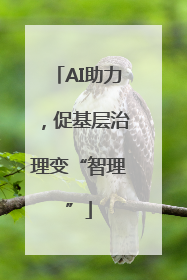 AI助力，促基层治理变“智理”